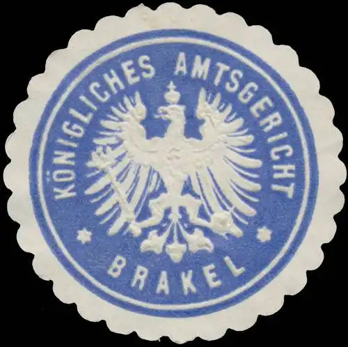 K. Amtsgericht Brakel