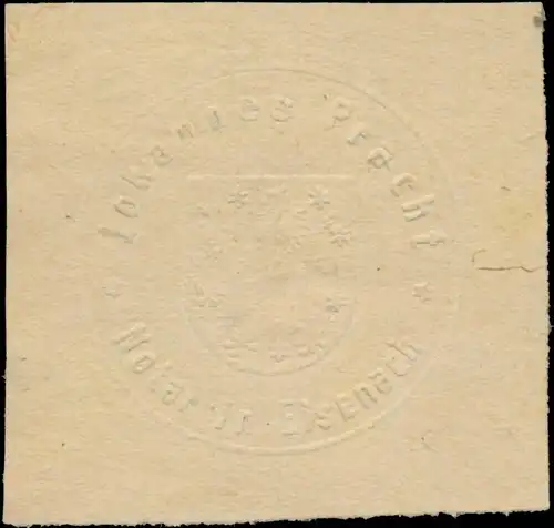 Johann Georg Pracht Notar in Eisenach