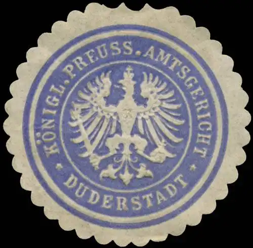 K.Pr. Amtsgericht Duderstadt