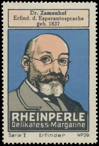 Dr. Zamenhof - Erfinder der Esperantosprache