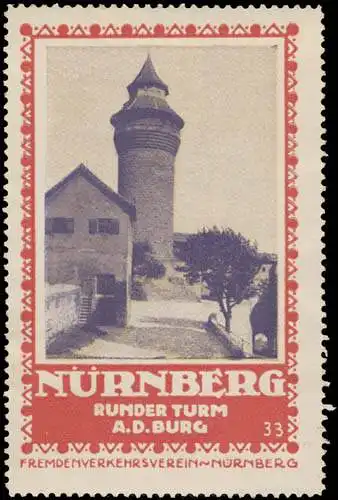 Runder Turm an der Burg