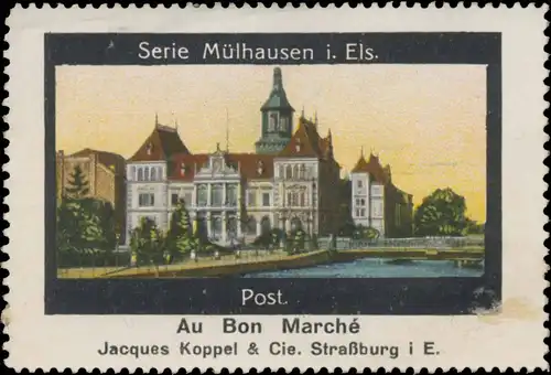 Post in Mülhausen im ElsaÃ