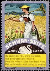 Ernte mit Schwan - Seife