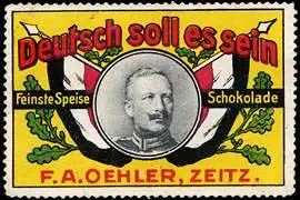 Kaiser Wilhelm - Deutsch soll es sein
