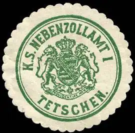KÃ¶niglich SÃ¤chsische Nebenzollamt I - Tetschen