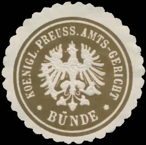 K.Pr. Amtsgericht BÃ¼nde