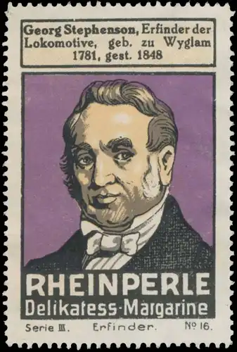 Georg Stephenson - Erfinder der Eisenbahn Lokomotive