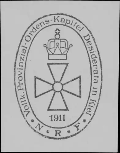 Vollk. Provinzial-Ordens-Kapitel Desiderata