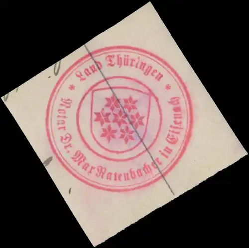 Notar Dr. Max Ratenbacher in Eisenach