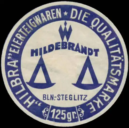 Kolonialwaren GroÃhandlung Hilderbrandt