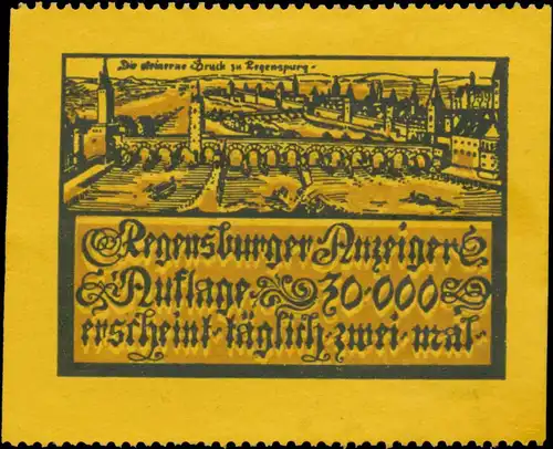 Die steinerne BrÃ¼cke zu Regensburg