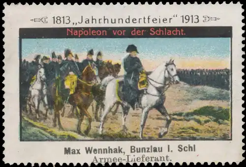 Napoleon vor der Schlacht