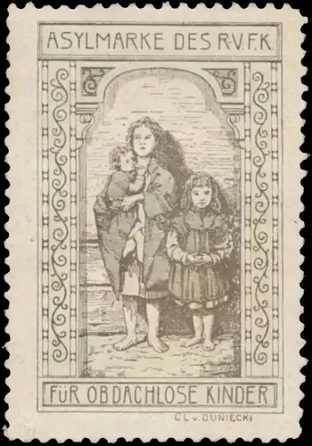 Asylmarke des RVFK fÃ¼r obdachlose Kinder