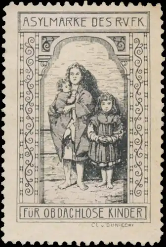 Asylmarke des RVFK fÃ¼r obdachlose Kinder