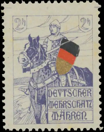 Ritter auf Pferd