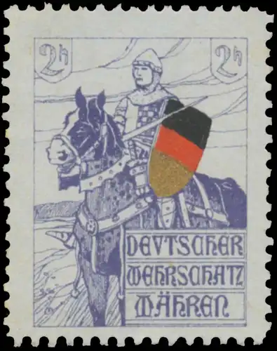 Ritter auf Pferd