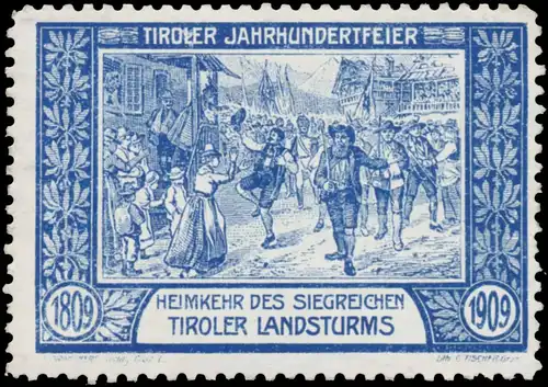 Heimkehr des siegreichen Tiroler Landsturms