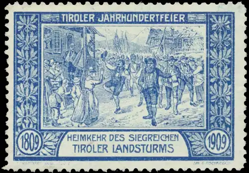 Heimkehr des siegreichen Tiroler Landsturms