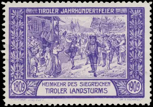 Heimkehr des siegreichen Tiroler Landsturms