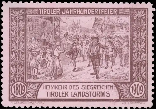 Heimkehr des siegreichen Tiroler Landsturms