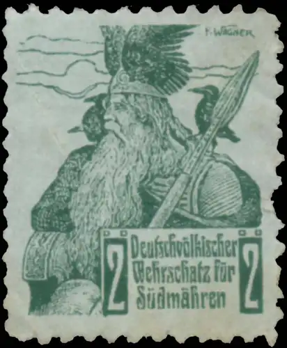 Wikinger mit Lanze