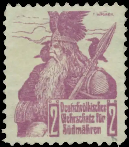 Wikinger mit Lanze