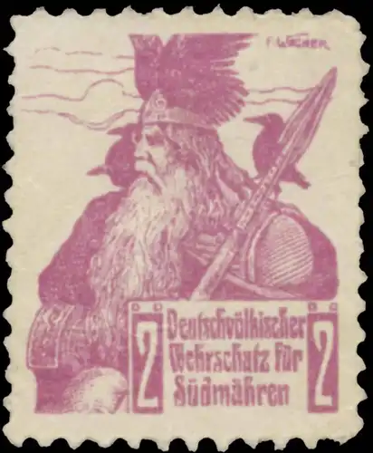 Wikinger mit Lanze