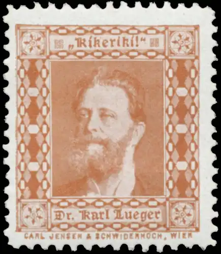 Dr. Karl Lueger - Kikeriki Satirezeitschrift