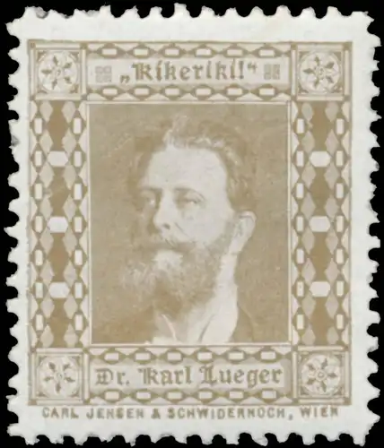 Dr. Karl Lueger - Kikeriki Satirezeitschrift