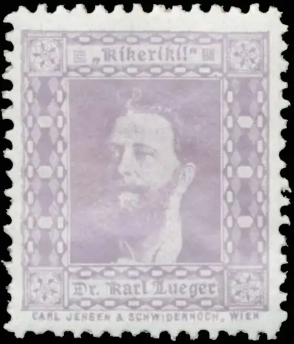 Dr. Karl Lueger - Kikeriki Satirezeitschrift