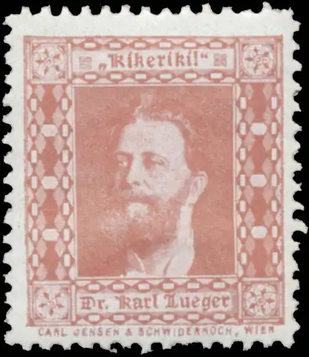 Dr. Karl Lueger - Kikeriki Satirezeitschrift