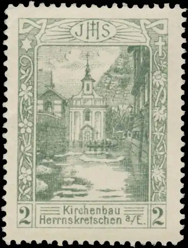 Kirchenbau Herrnskretschen an der Elbe