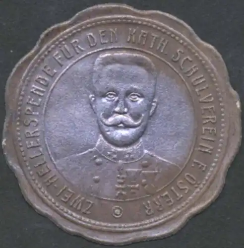 Zwei Heller Spende fÃ¼r den katholischen Schulverein