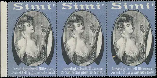 Simi beseitigt schnell Mitesser, Pickel, fettig glÃ¤nzende Haut