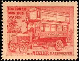 Londoner Omnibus Wagen