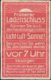 Früher Landeschluss
