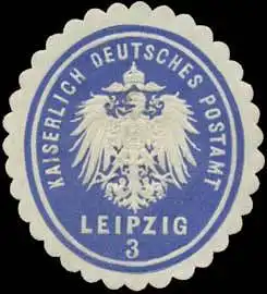 K. Deutsches Postamt Leipzig 3