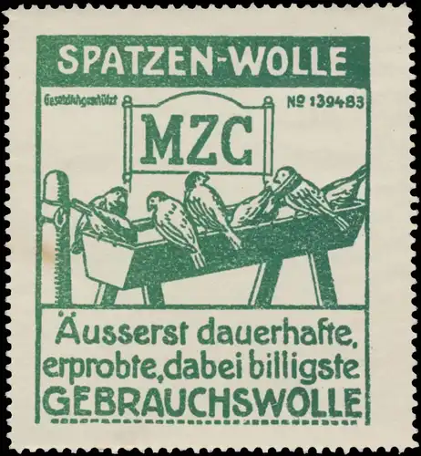 Spatzen-Wolle