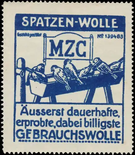 Spatzen-Wolle