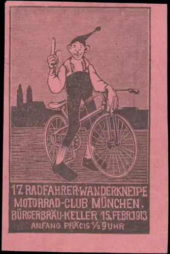 17. Radfahrer-Wanderkneipe