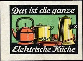 Das ist die ganze elektrische Küche