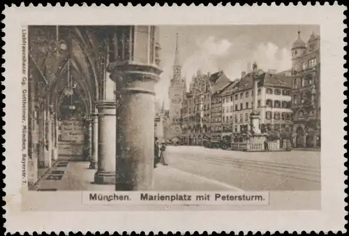 Marienplatz mit Petersturm