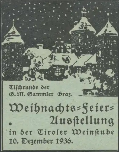 Weihnachtsfeier-Ausstellung