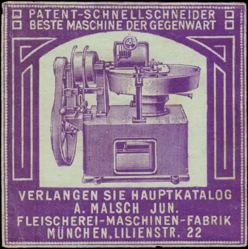 Patent Schnellschneider