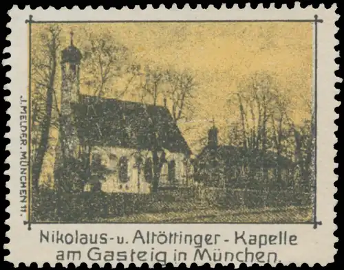 Nikolaus- und AltÃ¶ttinger-Kapelle am Gasteig in MÃ¼nchen