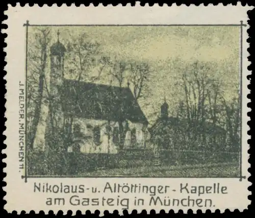 Nikolaus- und AltÃ¶ttinger-Kapelle am Gasteig in MÃ¼nchen
