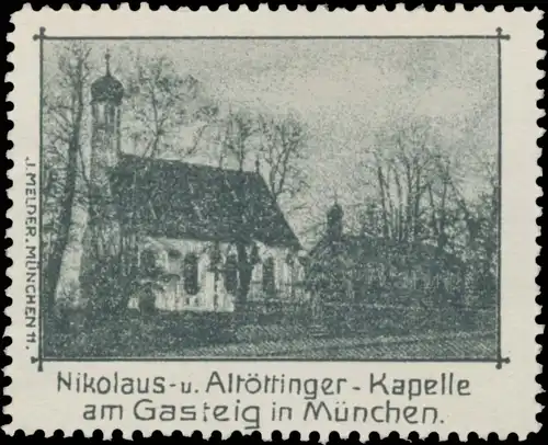 Nikolaus- und AltÃ¶ttinger-Kapelle am Gasteig in MÃ¼nchen