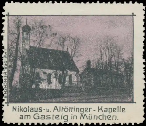 Nikolaus- und AltÃ¶ttinger-Kapelle am Gasteig in MÃ¼nchen