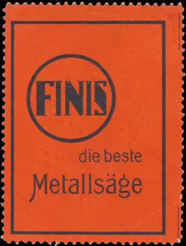 Finis die beste MetallsÃ¤ge