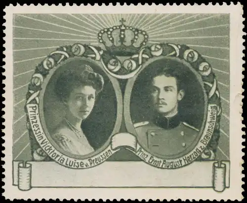 Prinzessin Viktoria Luise von Preussen & Prinz Ernst August Herzog von Braunschweig